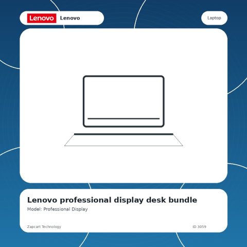 Lenovo professional display desk bundle - Zapcart Technology Qatar