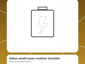 Eaton small-room runtime shortlist - Zapcart Technology Qatar