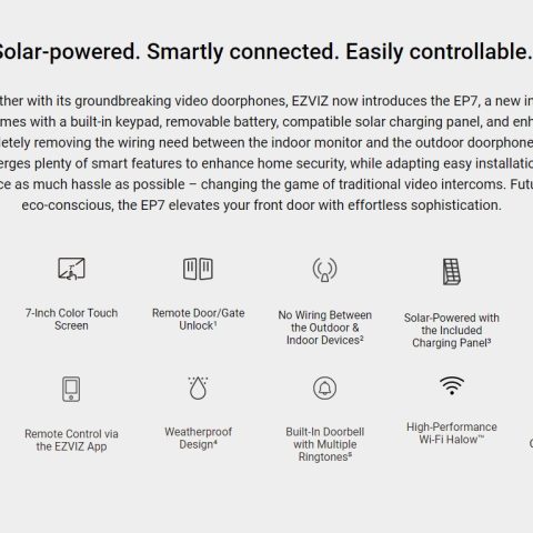 EZVIZ EP7 2K Smart Home Video Doorphone - Zapcart Technology Qatar