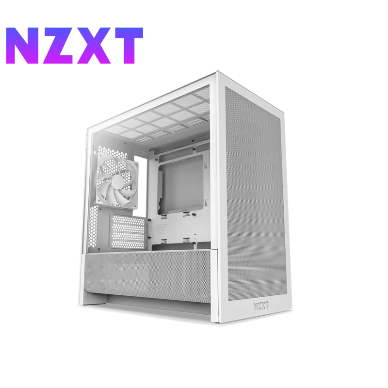 NZXT H3 Flow (2025) MATX Case - White - Zapcart Technology Qatar