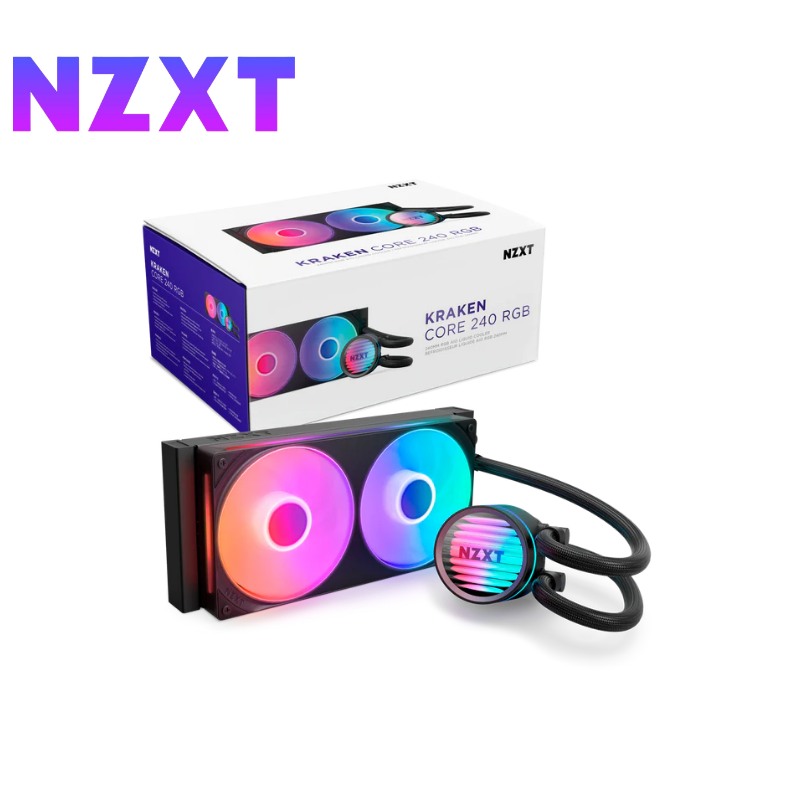 NZXT Kraken Core 240 RGB - Black - Zapcart Technology Qatar