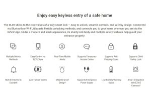 EZVIZ DL05 Smart Fingerprint Lock - Zapcart Technology Qatar