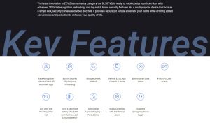 EZVIZ DL50FVS Face Recognition Smart Lock - Zapcart Technology Qatar