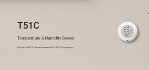 EZVIZ T51C Temperature & Humidity Sensor - Zapcart Technology Qatar