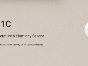EZVIZ T51C Temperature & Humidity Sensor - Zapcart Technology Qatar