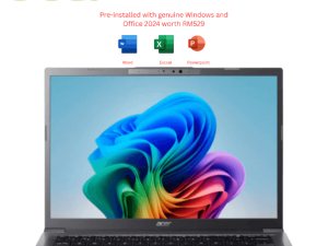 Acer Aspire 14 AI A14-52M-51NE 14" WUXGA Laptop Steel Grey ( CU5-226V, 16GB, 512GB SSD, Intel, W11, HS+M365 ) - Zapcart Technology Qatar