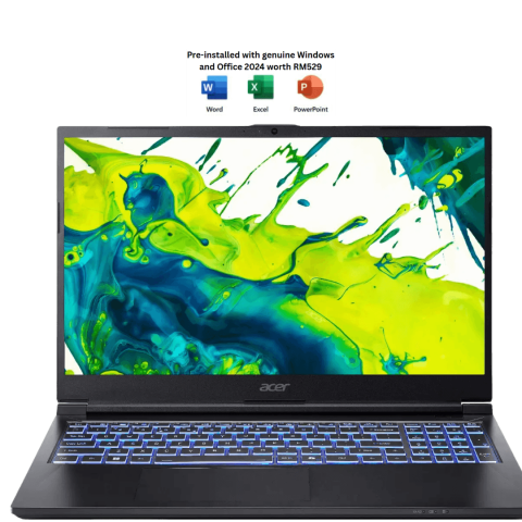 Acer Aspire 7 A715-59G-501E 15.6" FHD 144Hz Black (C5 210H, 16GB D4, 512GB SSD, RTX3050, H&S, W11) - Zapcart Technology Qatar