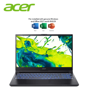Acer Aspire 7 A715-59G-52MD 15.6'' FHD 144Hz Gaming Laptop Black (i5-12450H, 16GB, 512GB SSD, RTX3050 6GB, W11, HS+M365) - Zapcart Technology Qatar