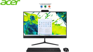 Acer Aspire C24B-GARL-225W11 24 Inch FHD All-in-One Desktop (CU5 225U, 16GB D4, 1TB SSD, Intel, H&S, W11, 3Y) - Zapcart Technology Qatar
