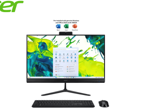 Acer Aspire C27B-GARL-225W11 27" IPS FHD ALL-IN-ONE DESKTOP PC (CU5-225U, 16GB D4, 1TB SSD, H&S, WIN11H) - Zapcart Technology Qatar