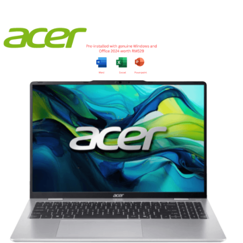 Acer Aspire Lite 16 AL16-53P-55WM 16'' WUXGA IPS Laptop (Core Ultra 5 115U, 16GB DDR5, 512GB SSD, 2 Years Warranty) - Zapcart Technology Qatar