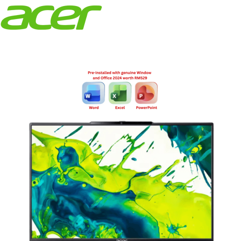 Acer Aspire Lite AL14-53P-50UY 14" WUXGA IPS Pure Silver (CU5 115U, 16GB D5, 512GB SSD, Intel, H&S, W11) - Zapcart Technology Qatar