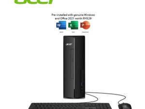 ACER Aspire XC1785-14400W11S Desktop PC Black ( i5-14400, 8GB, 512GB SSD, Intel, W11, HS ) - Zapcart Technology Qatar