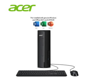ACER Aspire XC1785-14400W11S Desktop PC Black ( i5-14400, 8GB, 512GB SSD, Intel, W11, HS ) - Zapcart Technology Qatar
