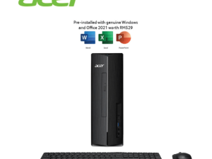 ACER Aspire XC1785-14700W11 Desktop PC Black ( i7-14700, 8GB, 512GB SSD, Intel, W11, HS ) - Zapcart Technology Qatar