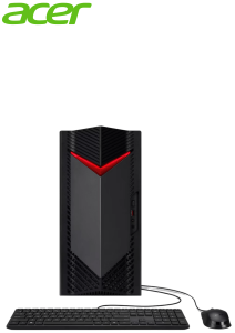Acer Nitro N50-656-14400W11G Gaming Desktop PC (I5-14400F 4.7GHz,512GB SSD,8GB DDR5,RTX 3050 6GB,W11) Black - Zapcart Technology Qatar