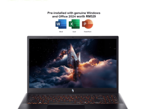 Acer Nitro V 15 ANV15-52-50XL 15.6" FHD 165Hz Gaming Laptop (C5-210H, 16GB, 512GB SSD, RTX3050 6GB, W11, HS+M365) - Zapcart Technology Qatar