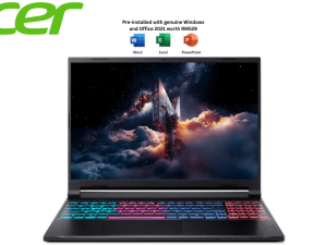 Acer Nitro V16s Ai ANV16S-41-R0BV 16" 180Hz Gaming Laptop (R7-260, 16GB D5, 1TB PCIe, NV RTX5050 8GB, H&S, W11) - Zapcart Technology Qatar