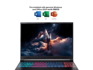 Acer Nitro V16S ANV16S-71-58B0 16" WQXGA 180Hz Gaming Laptop Black (Intel Core 5-210H, 16GB, 512GB SSD, RTX5060, W11, H&S 2024+M365) - Zapcart Technology Qatar