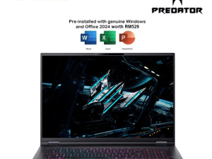 Acer Predator Helios 18 AI PH18-73-99SQ 18" WQXGA 250Hz Gaming Laptop (CU9-275HX, 96GB, 4TB SSD, RTX5080 16GB, W11, HS+M365) - Zapcart Technology Qatar