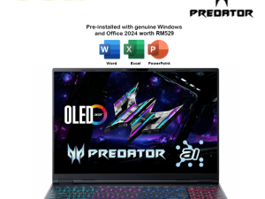 Acer Predator Helios Neo 16S AI PHN16S-71-77TF 16" WQXGA Gaming Laptop (CU7-255HX, 16GB, 1TB SSD, RTX5060 8GB, W11, HS+M365) - Zapcart Technology Qatar
