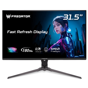 Acer Predator XB323QUP Gaming Monitor (31.5"/IPS/2K 2560 x 1440/180hz/0.05ms GTG/99% sRGB/HDR10/FreeSync) - Zapcart Technology Qatar