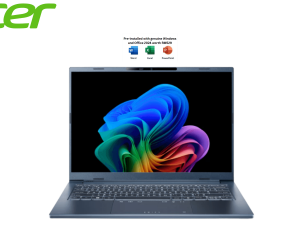 Acer Swift 14 Go Ai SFG14-75-73XS 14" OLED Steam Blue (CU7 256V, 16 GB LPDDR5X, 512GB SSD, Intel ARC, H&S, W11) - Zapcart Technology Qatar