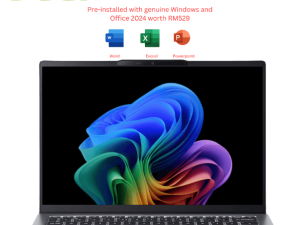 Acer Swift Go 14 AI SFG14-64-R5CN 14" WQXGA+ Laptop (AI 7 350, 16GB, 1TB SSD, ATI, W11, HS+M365) - Zapcart Technology Qatar