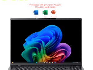 Acer Swift Go 16 Ai SFG16-I71-75TW 16" WQXGA+ OLED Titanium Grey (CUX7-358H, 32GB D5, 1TB PCIe, Intel Arc, H&S, W11) - Zapcart Technology Qatar
