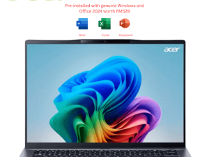 Acer Swift Light Weight Laptop - Swift Go 14 | SFG14-01-X49U (Steel Gray), Qualcomm® Snapdragon™ X Plus X1P-42-100 processor (Copilot+ PC) - Zapcart Technology Qatar