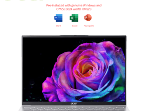 Acer Swift Lite 14 [SFL14-54M-51GA/SFL14-54M-56QN] 14" WUXGA OLED (CU5-115U, 16GB D5, 512GB SSD, Intel Arc, H&S, W11) - Zapcart Technology Qatar