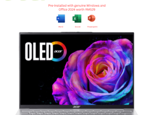 ACER Swift Lite 14 [SFL14-54M-7341 / SFL14-54M-7531] 14″ WUXGA OLED (CU7-155U, 16GB D5, 512GB SSD, Intel Arc, H&S, W11) - Zapcart Technology Qatar