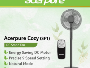 Acerpure Cozy SF1 AF374-20K DC Stand Fan (Black) - Zapcart Technology Qatar