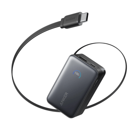 Anker Nano Power Bank (10K, 45W, Built-In Retractable USB-C Cable) - Zapcart Technology Qatar