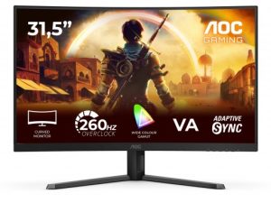 AOC C32G42ZE 31.5" FHD 260Hz 0.5ms Curved Gaming Monitor - Zapcart Technology Qatar