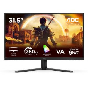 AOC C32G42ZE 31.5" FHD 260Hz 0.5ms Curved Gaming Monitor - Zapcart Technology Qatar
