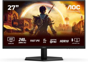 AOC Gaming Q27G42ZE 27 inch 240Hz 1ms Quad HD Gaming Monitor - Zapcart Technology Qatar