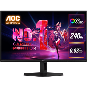 AOC Q27G40ZDF 27" 2560 × 1440 (2K) 240Hz 0.03ms QD-OLED Gaming Monitor - Zapcart Technology Qatar
