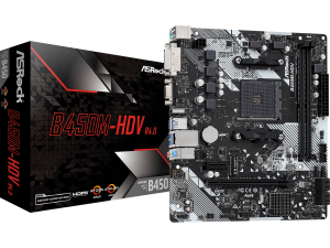 ASRock B450M-HDV R4.0 Motherboard - Zapcart Technology Qatar
