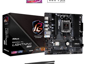 Asrock B650M PG Lightning Wifi (Supports AMD Socket AM5 Ryzen™ 9000, 8000 and 7000 Series Processors) - Zapcart Technology Qatar