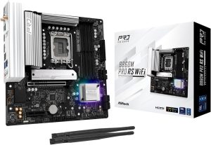 ASRock B860M Pro RS WiFi Motherboard Intel CPU Core Ultra (LGA1851) Compatible B860M Chipset DDR5 Micro ATX Motherboard - Zapcart Technology Qatar