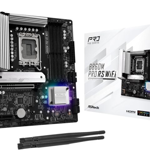 ASRock B860M Pro RS WiFi Motherboard Intel CPU Core Ultra (LGA1851) Compatible B860M Chipset DDR5 Micro ATX Motherboard - Zapcart Technology Qatar