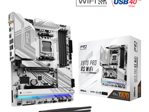 ASRock X870 Pro RS WiFi 7 AMD Ryzen Socket AM5 ATX Motherboard DDR5 DIMMs 8000 MHz 256 GB PCIe Gen5 SATA3 6.0 Gb/s - Zapcart Technology Qatar