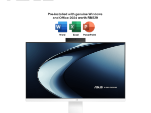 Asus AIO [V440VA-KWPC015WS/V440VA-KWPC016WS] 23.8" FHD All-In-One Desktop PC White - Zapcart Technology Qatar
