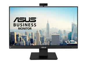 ASUS BE24EQK 23.8” Business Monitor Black (1080P Full HD IPS, Eye Care, DisplayPort HDMI, Frameless, Built-in Adjustable 2MP Webcam, Mic Array, Stereo speaker, Video Conference) - Zapcart Technology Qatar