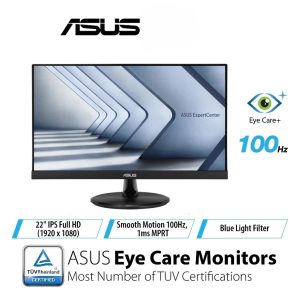 ASUS ExpertCenter C2221HF 22-inch FHD (1920x1080) IPS 100Hz Frameless Business Monitor - Zapcart Technology Qatar