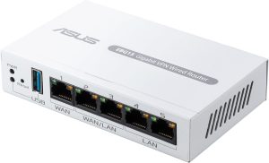 ASUS ExpertWiFi EBG15 Gigabit VPN Wired Router, up to 3 WAN ethernet Ports + 1 USB WAN, IPS Intrusion Prevention, Layer 7 Firewall, Commercial-Grade Network Security, Remote Management with App - Zapcart Technology Qatar