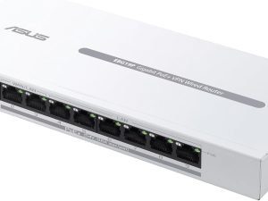 ASUS ExpertWiFi EBG19P Gigabit PoE+ VPN Wired Router, 8 PoE+ Ports, 123W, Up to 3 WAN ethernet Ports+ 1 USB WAN, Perfect for APs, Commercial-Grade Network Security, Easy Management ExpertWiFi app - Zapcart Technology Qatar