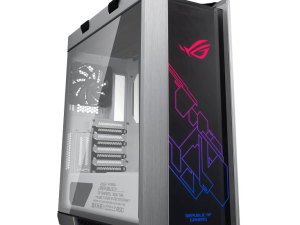 ASUS GX601 ROG Strix Helios RGB ATX/EATX mid-tower gaming case with tempered glass, aluminum frame, GPU braces, 420mm radiator support and Aura Sync - Zapcart Technology Qatar