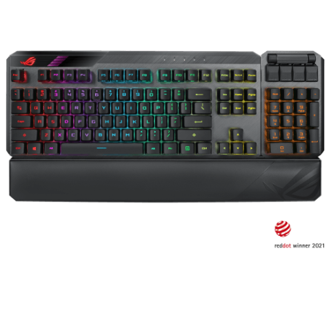 ASUS MA02 ROG CLAYMORE II gaming mechanical keyboard with ROG RX Optical Mechanical Switches - Zapcart Technology Qatar